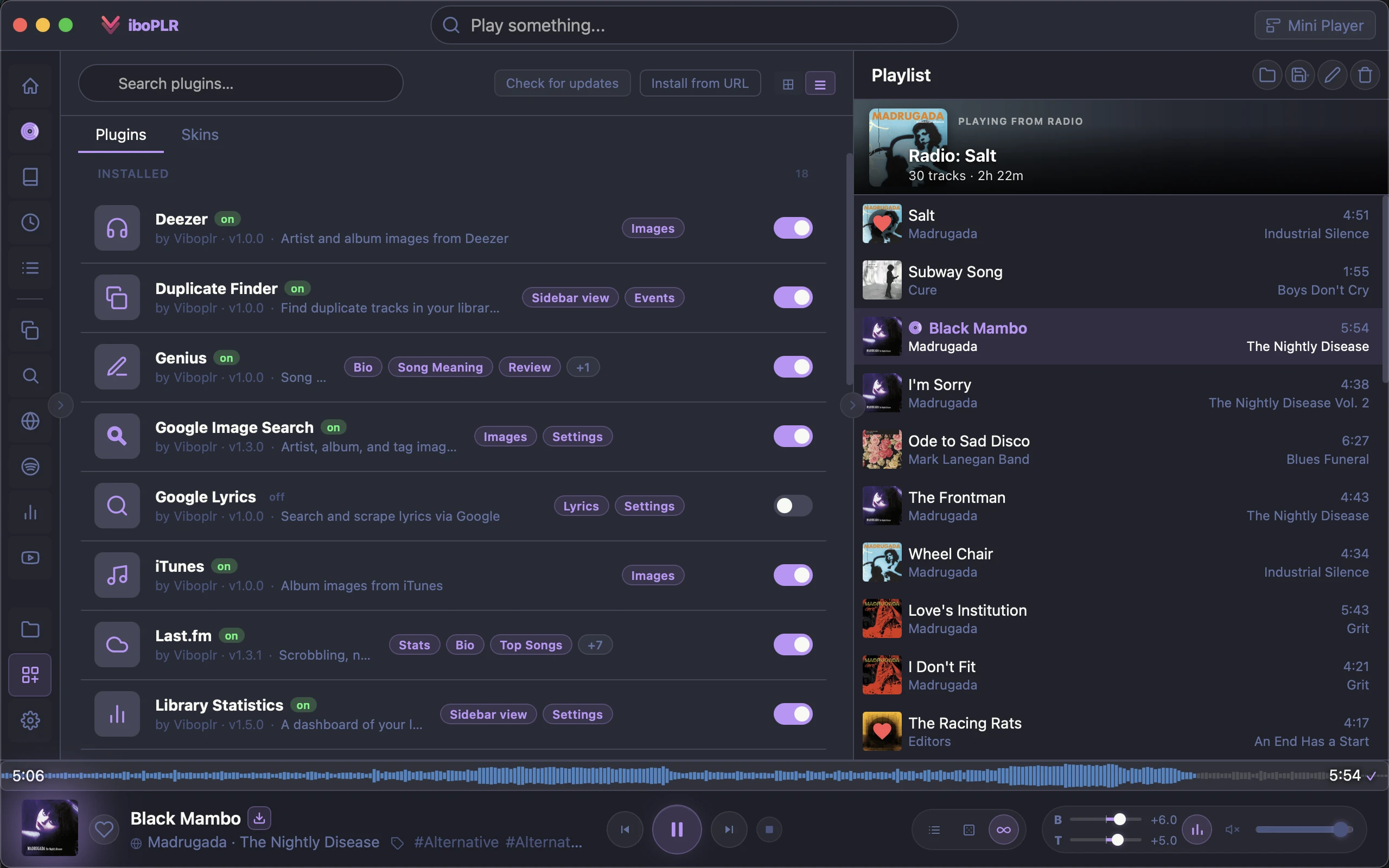 Viboplr plugin gallery